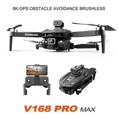 Xiaomi Mijia New V168 Drone Professinal Three Camera Wide Angle Optical GPS Localization Four-way Obstacle Avoidance Quadcopter