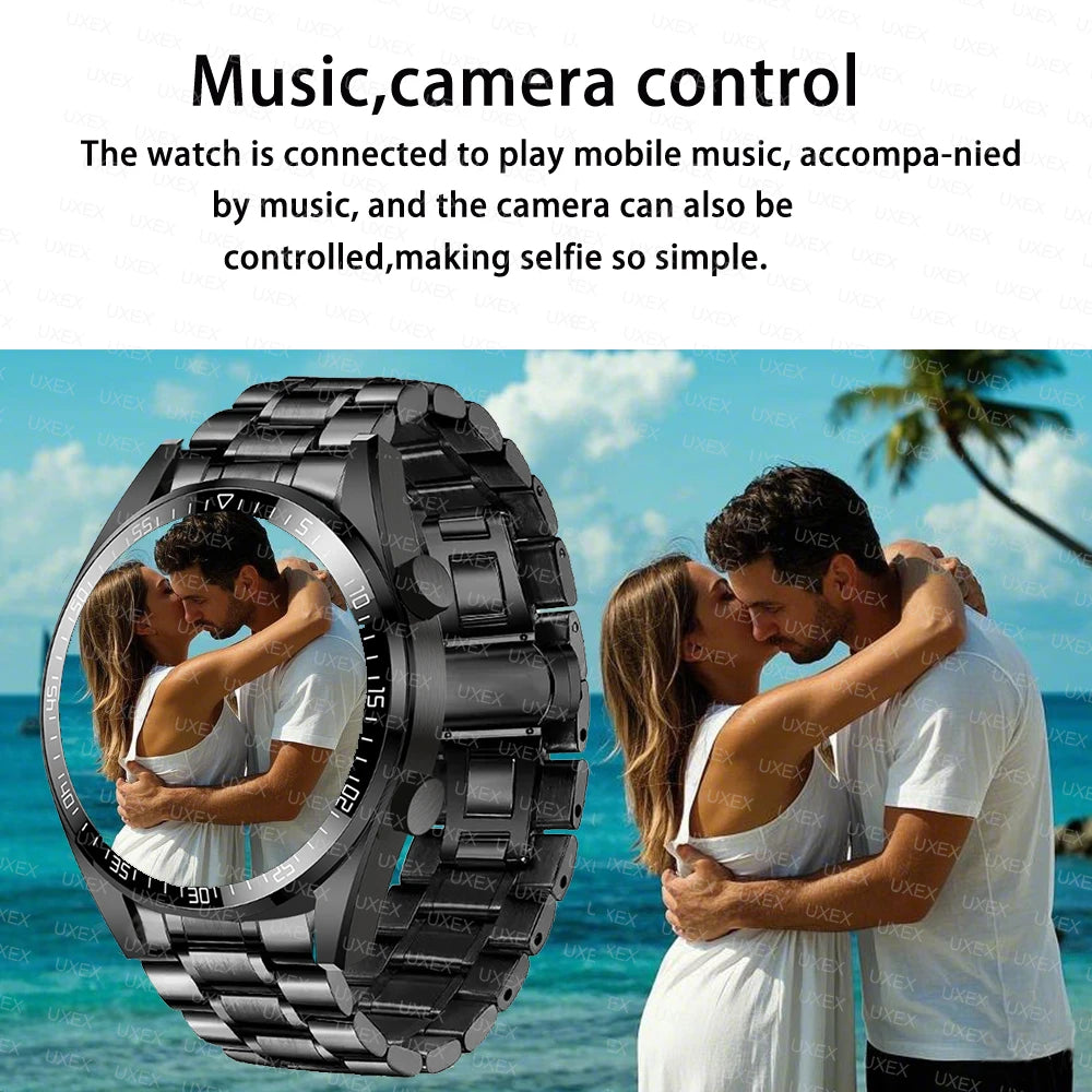 New Plus Smartwatch Hombre Bluetooth Call HD Screen Full Offers Today Health Tracking Diy Faces Gift Men Watches Smart Commerce