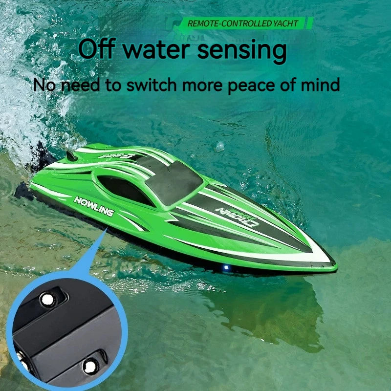 Hj818pro High-Speed Remote Control Boat 41cm Brushless Motor Competitive Boat High Horsepower Boat Model Children'S Water Toy