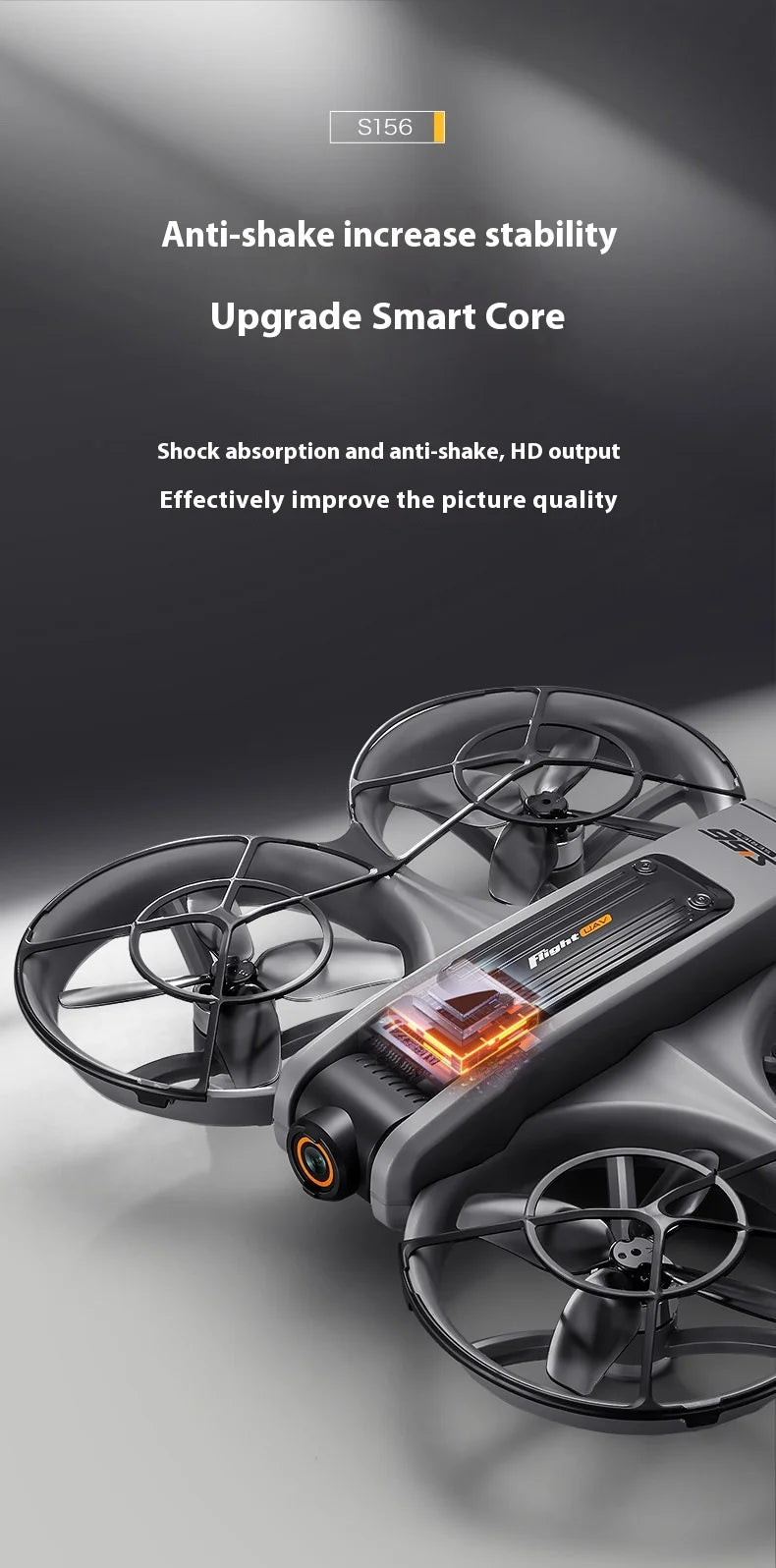 2025 New Xiaomi S156 Professional Drone With 8k Camera 5g Wifi Fpv Uav Quadcopter Obstacle Avoidance Remote Control Screen