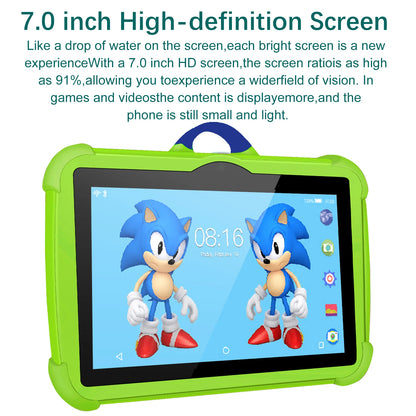 NEW 7 Inch Tablet Android 13 Children Tablet PC for Learning 4GB RAM 64GB ROM Quad Core 4000mAh Wifi 5 1024x800 IPS Kids Tablets