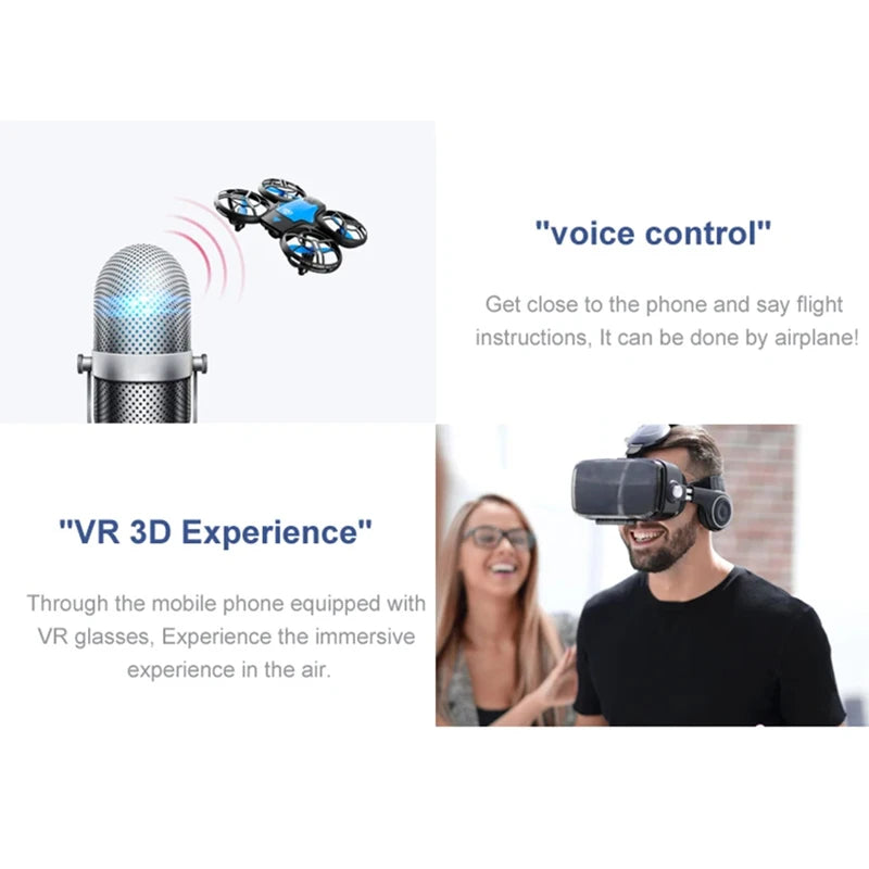 XIAOMI 811 Mini Drone 8K Profession 4K HD Wide Angle Camera Wifi Rc Fpv Foldable Drones Height Keep Drones Helicopter Kids Toys