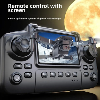 New E88Pro Screen Controlled Drone Remote Control with Display Quadcopter Optical Flow Dual Camera Aerial Photography Aircraft
