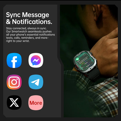 Smart Watch, Supports Answering Phone, 100+ Sports Mode, Sleep Tracking, Suitable for Men and Women, Compatible with iPhone and