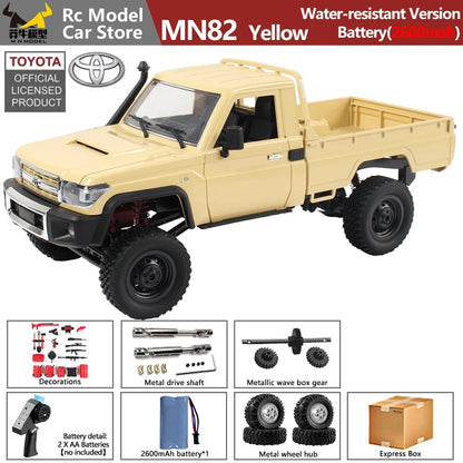 MN MODEL 1/12 4WD Remote Control Diving Off-road Car Climbing Truck All Terrain Vehicle Rock Crawler Wading Pickup Toy for Adult