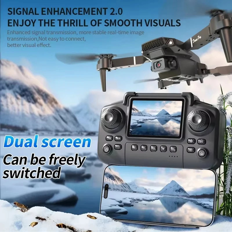 ForXiaomi Mijia E88PRO Drone 8K 5G HD Dual Camera Aerial Photography Remote control screen display Control Aircraft Quadcopter