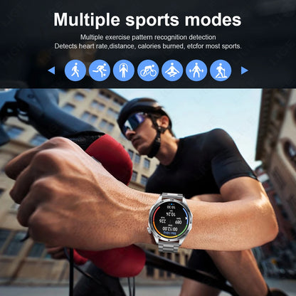 LIGE New Men Smartwatch ECG Heart Rate Monitor Men’s Watches Bluetooth Call Bracelet Sports Fitness Smart Watch For Android ios