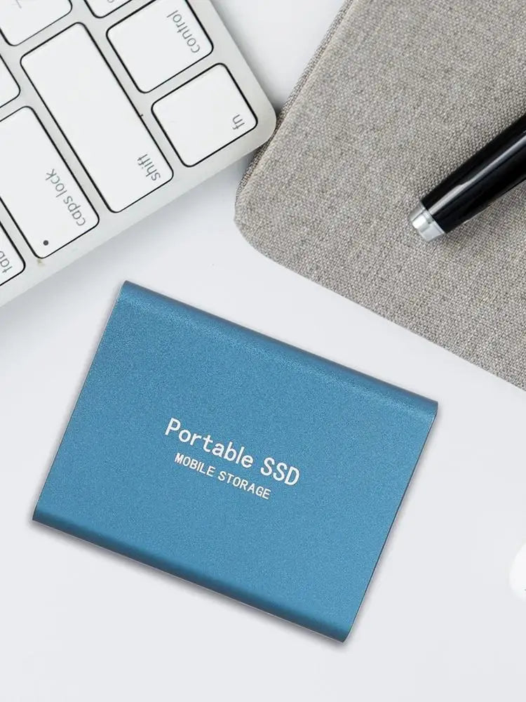500GB Portable SSD High Speed External Hard Drive Portable Hard Drive Lightweight Design Mass Solid Drive for Phone Laptop
