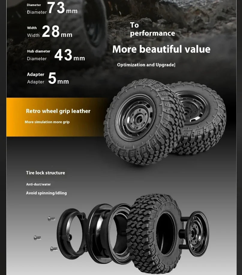 Official Licensed 1/12 4WD Off-Road RC Car MN98 Mn99S 2.4G Remote Control SUV Version Electric Climbing Car Model Toys for Kids