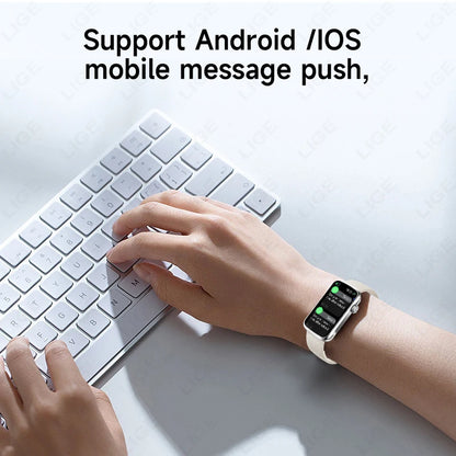 1.47inch Smart Watch Men Women Smart Bracelet Heart Rate Step Count Sports Health Monitoring Waterproof Men's Sports Smart Watch