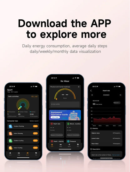 LIGE New Sport Fitness Tracker Smart Band Bracelet Heart Rate Blood Oxygen Sleep Monitor Pedometer Call Reminder Smartwatch 2025