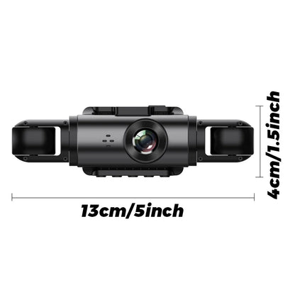 Dashcam Car Front and Rear 1080P 2inch IPS4-Channel Recording Video Recorder Car 4 Cameras Night Vision Recorder Black Box