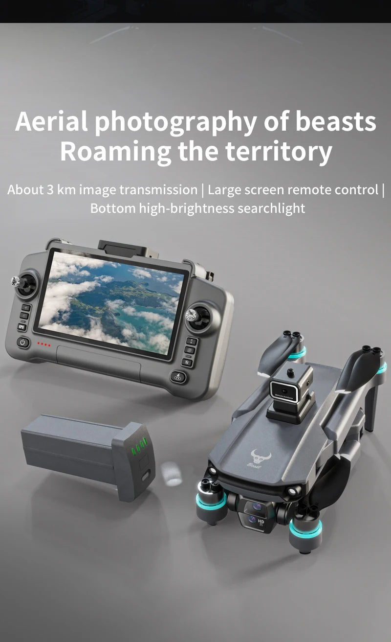 GPS Drone with Touch Screen EIS Camera Anti-shake 8K Aerial Brushless Drones 5G GPS 8K HD Cameras Large UAV Dron RC Quadcopter