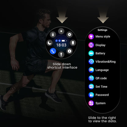 2025 New Smart Watch Men AMOLED Screen GPS Motion trajectory Heart Rate Bluetooth Calls SmartWatch Waterproof