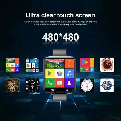Smart watch Android operating system quad-core processor S998 storage 2.64-inch display dual-camera detachable smart watch