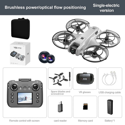 XIAOMI V666 Mini Drone 8K Professional WIFI 5G Drone Obstacle Avoidance Brushless Altitude Headless Mode RC Quadcopter Toys 2025