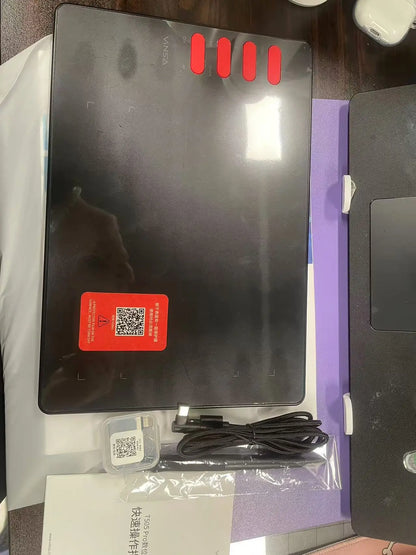 Graphics Drawing Tablet 7.6 x 5.6in Digital Art Tablet Supports 16384 Levels w/ 8 Hot Keys and Battery-free Pen Windows Android