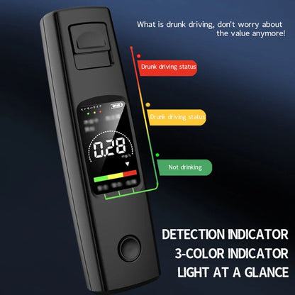 Xiaomi Alcohol Detector Portable Professional High Sensitivity Type-c Charging Breathalyzer Drunk Driving Car Electronic Tool