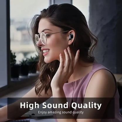 New Wireless In-Ear Earphones Sound Intelligent Noise Cancelling Sports Fitness Running Earphones Stereo Surround Sound