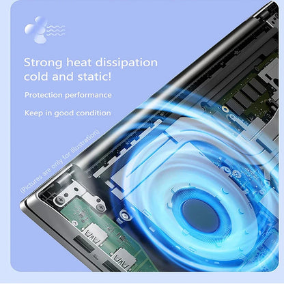 Face ID Intel Notebook N95 Graphics UHD 16" Laptop 16GB 32GB RAM Max 2TB ROM Windows 11 Wifi 5 BT 4.2 RGB Keyboard