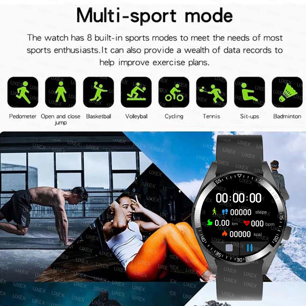 New Plus Smartwatch Hombre Bluetooth Call HD Screen Full Offers Today Health Tracking Diy Faces Gift Men Watches Smart Commerce