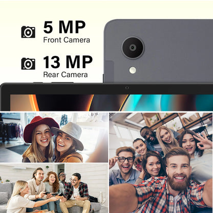 Android 15 Tablet with Keyboard, 12GB RAM (6+6), 128GB Storage, 1TB Expandable, 8000mAh Battery, 10.95 Inch 2-in-1 Tablets PC