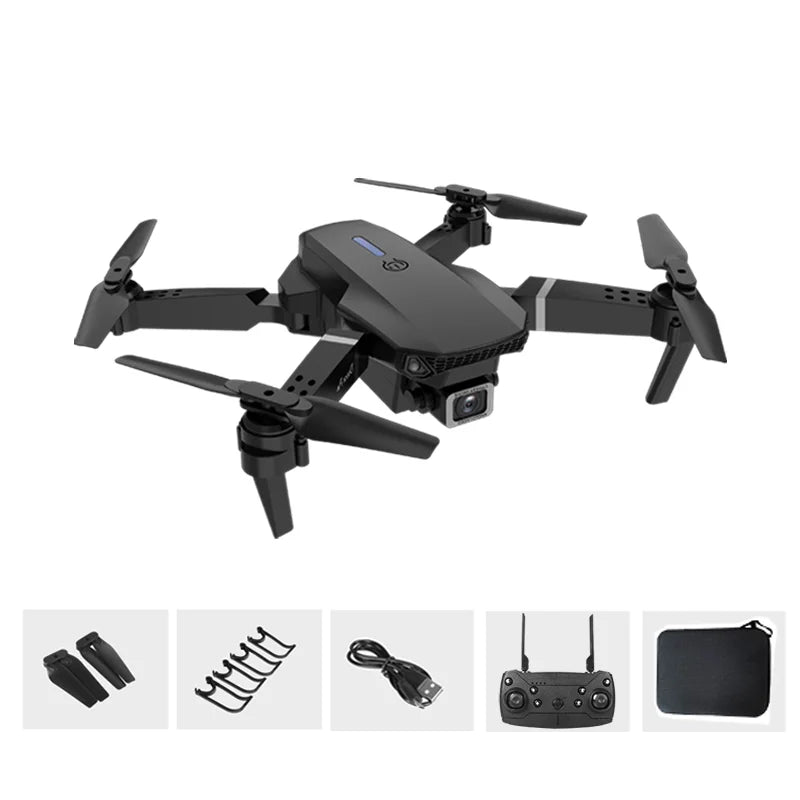 MHD E88 Dual Camera Drone Aerial Photography Professional High-definition Quadcopter Outdoor Flying Toy Beginner Drone Kids Gift