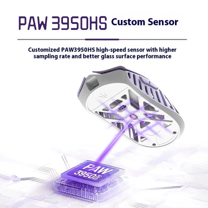 New WLMouse BEAST X MINI Pro Mouse Dual Mode Wireless Mouse Custom PAW3950 8000Hz Magnesium Alloy Gaming Mice FPS PC Accessories