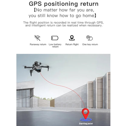 L200 PRO MAX GPS Drone with 2-axis Gimbal Professional Anti-shake 4K HD Camera FPV Drone 360° Obstacle Avoidance Quadcopter Toys