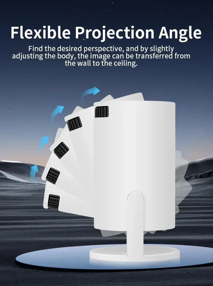 Projector  270° Adjustable LED 1080P Portable Movie Projector for Android Phone USB TV Stick Laptop