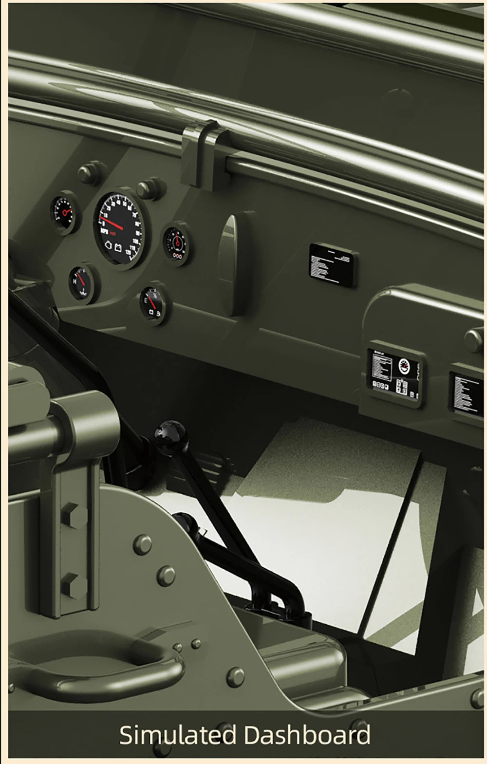 JJRC C8815 RC Car 1/10 WILLYS 1941 4WD RTR RC Crawler 2.4G Remote Control Car Off-road Climbing Military RC Truck Toys Gift