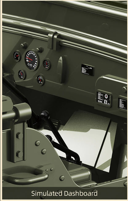 JJRC C8815 RC Car 1/10 WILLYS 1941 4WD RTR RC Crawler 2.4G Remote Control Car Off-road Climbing Military RC Truck Toys Gift