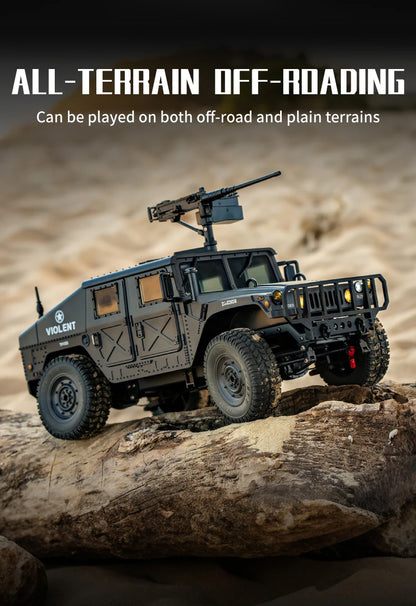 JJRC C8835 RC Car Simulation 4x4 All-terrain 2.4G Remote Control Car Off-road Climbing Electric Truck with LED Light RC Toy Gift