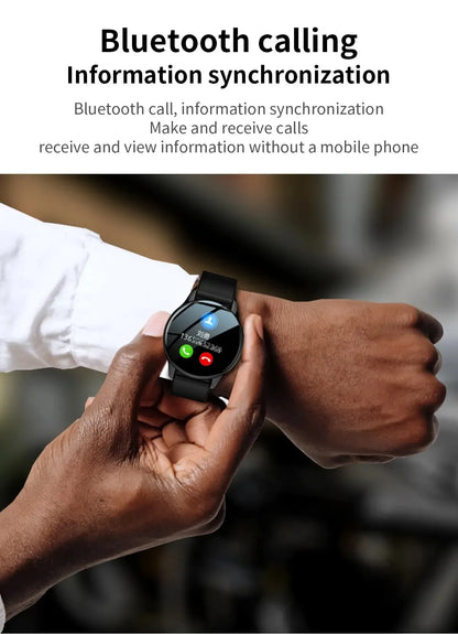 New Smartwatch 2025 Round AMOLED  relojes para hombres  Bluetooth Wireless Smart Watches For Man Woman Custom Watch Faces Watch
