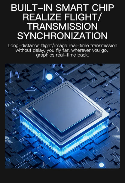 8K HD dual camera GPS drone gimbal 360 ° laser obstacle avoidance brushless quad-axis foldable aircraft