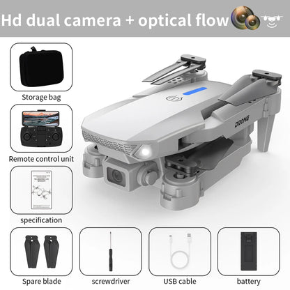 C10/E88 Drone 8K Professional Dual Camera 25min 360 Intelligent Obstacle Avoidance Four Axis Quadcopter Boy RC Toy VS K10 Dron