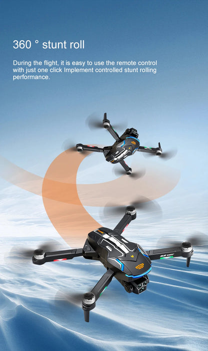 S2 Drone 8k Professional Hd Dual Camera Obstacle Avoidance Foldable Quadcopter Drone With Screen Remote Control New