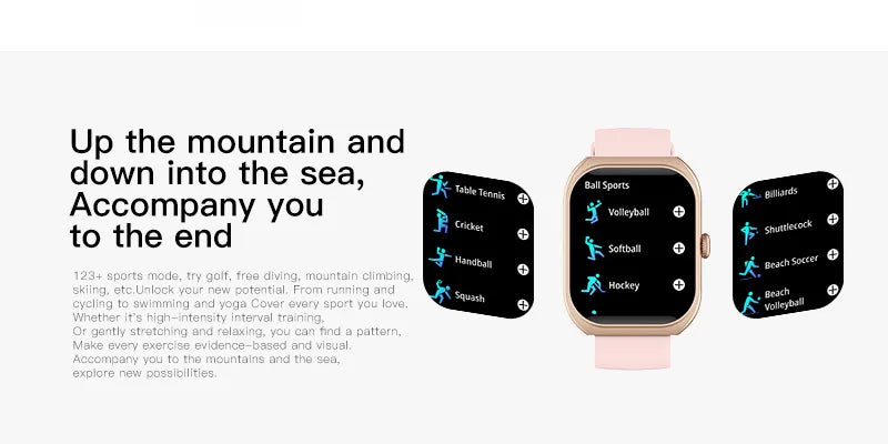 LIGE 2025 Smart Watch For Android IOS Phone 2.01" 3D Curved Screen Bluetooth Call Blood Oxygen Heart Rate Smart Watch Women Men