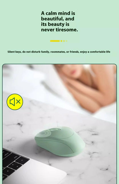 Wireless Mouse, Rechargeable, Computer Game Office Mouse, Dual-Mode Ergonomic Mouse, Portable Multi Color Mouse, Suitable for Pc