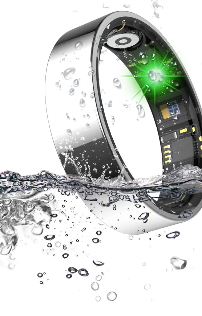 2025 smart ring for women,Sleep, Heart Rate,Oxygen Monitor, 5ATM Waterproof,Bluetooth TK5 sports rings for men,Holiday Gift