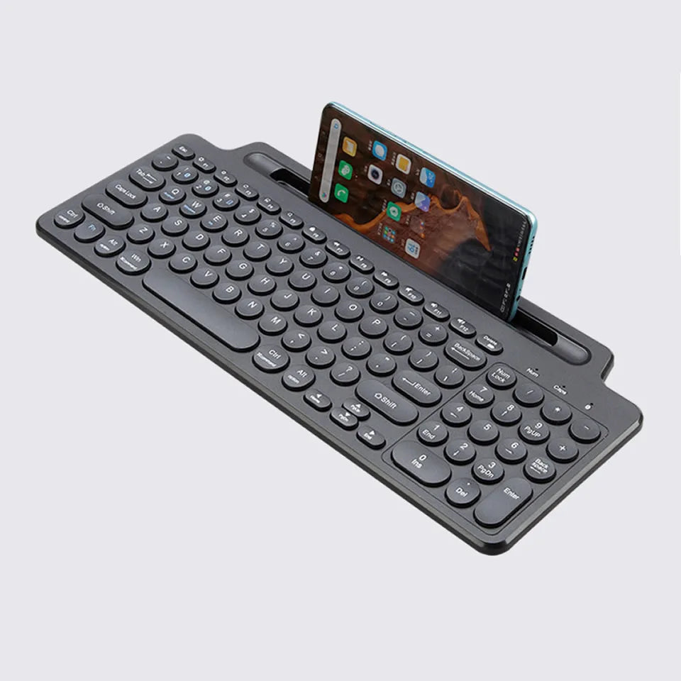 Wireless Keyboard Bluetooth Keyboard Mouse Card Slot Numeric Keypad for Android IOS Desktop Laptop PC Gamer