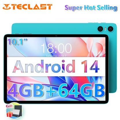 Teclast P30 Tablet  Allwinner  1.6GHz/ 4GBRAM/64GB ROM/10.1inch 1280×800iPS/WIFI/6000mAh/Type-C/5MP+2MP Camera/Android 14)