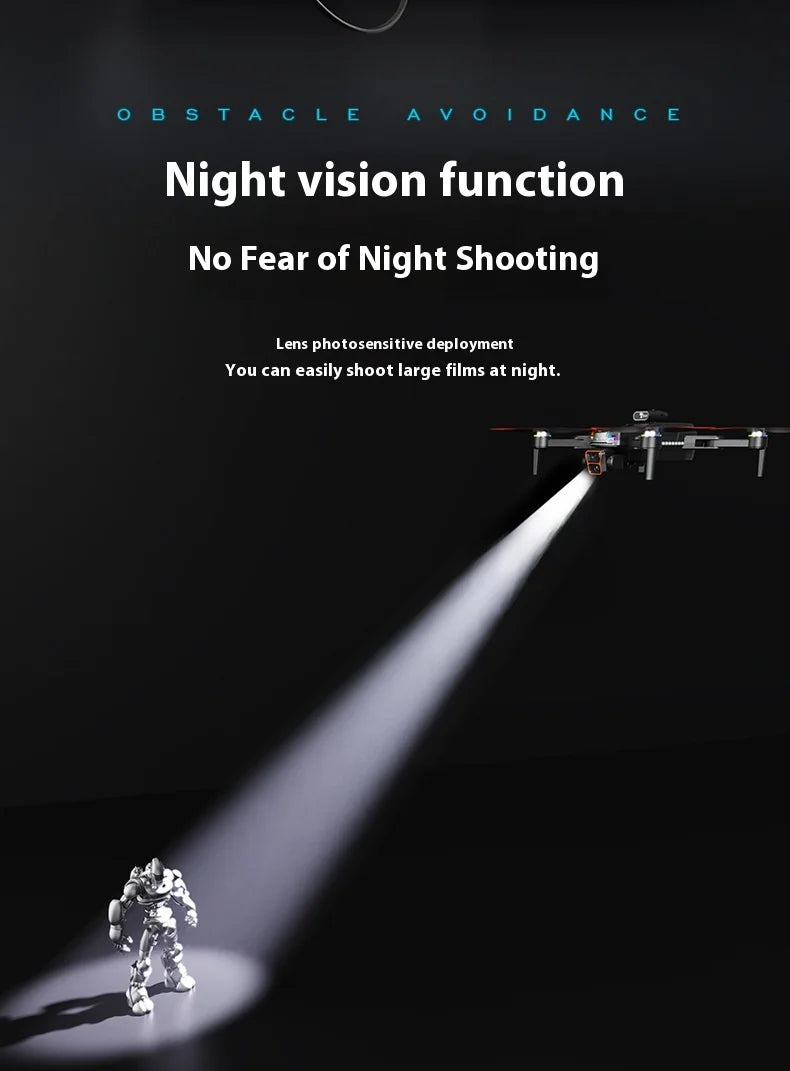 Xiaomi Mijia JS39 Drone 8K HD with Obstacle Avoidance&Optical Flow,Brushless Motor Foldable RC Quadcopter for Aerial Photography
