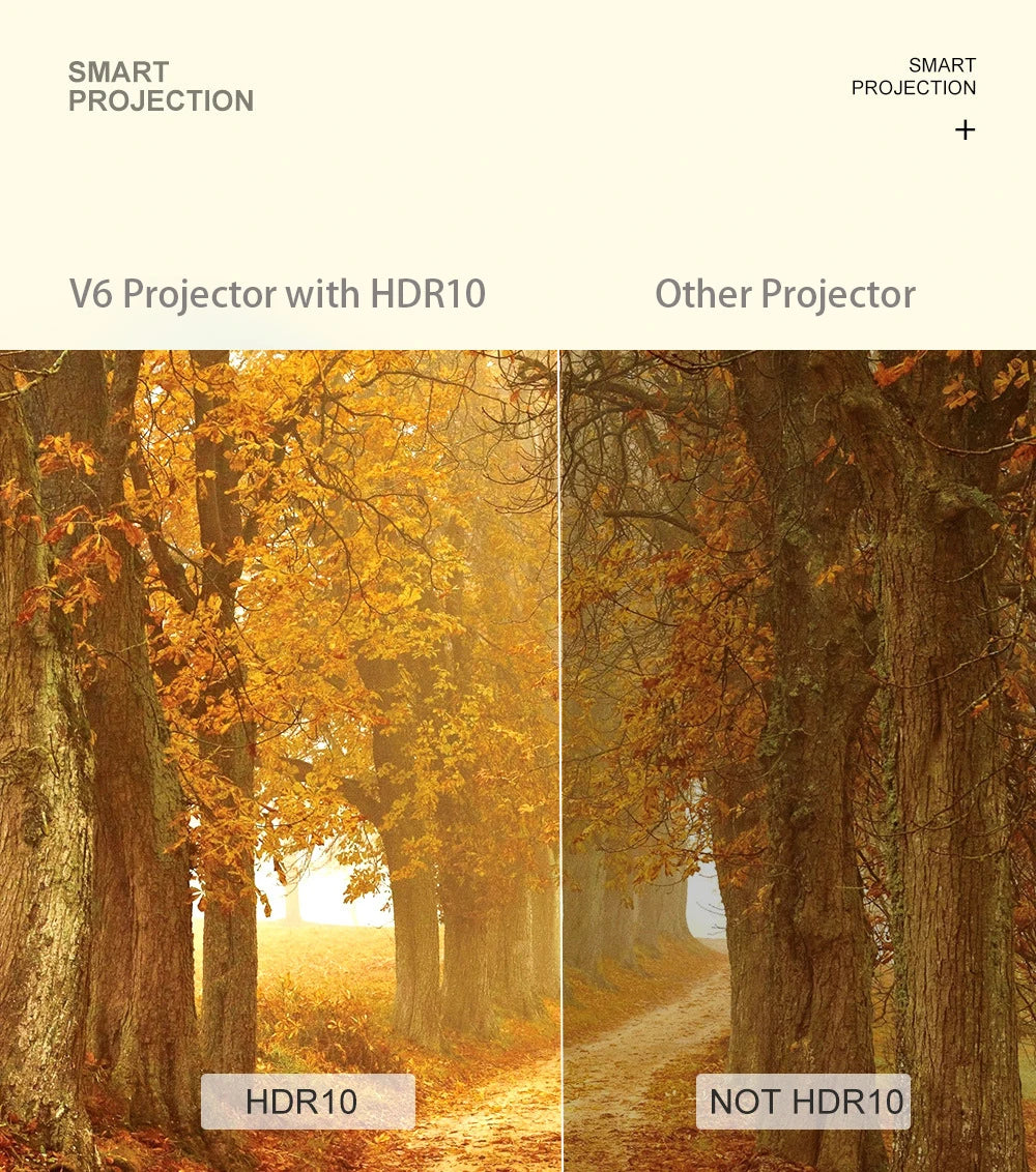 Smartldea V6 3D 4K Projector Android Wifi Daytime Proyector native 1280*800 Auto Focus Full HD 1080p portable smart game Beamer