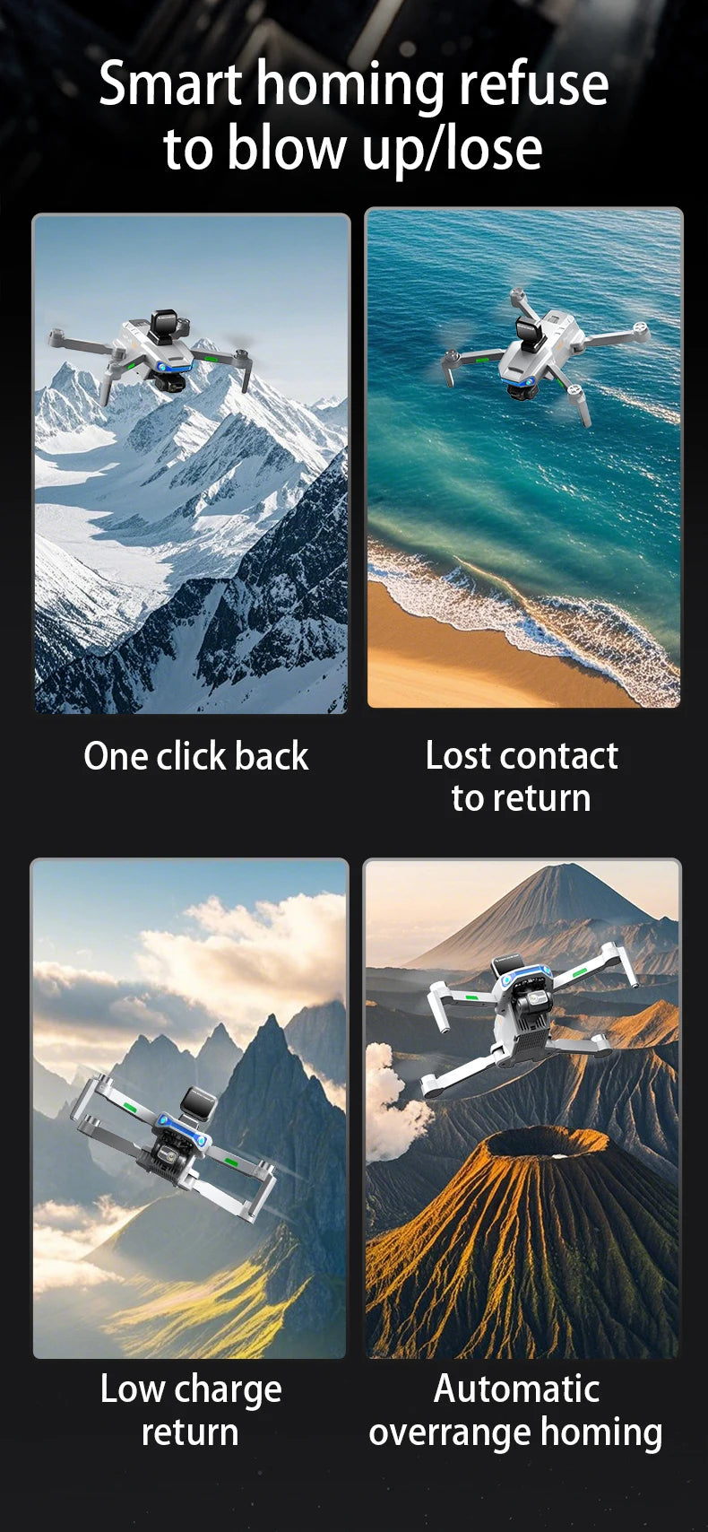 AE3 Pro Max Professional Drone With Screen 360° Obstacle Avoidance Brushless  8K Dual Camera 3-Axis Gimbal Quadcopter FPV dron