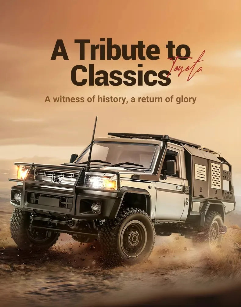 MN MODEL 1/12 4WD Remote Control Diving Off-road Car Climbing Truck All Terrain Vehicle Rock Crawler Wading Pickup Toy for Adult