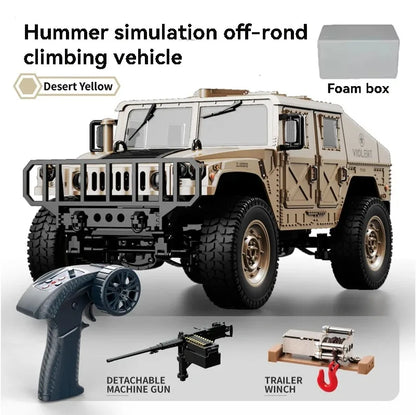 JJRC C8835 RC Car Simulation 4x4 All-terrain 2.4G Remote Control Car Off-road Climbing Electric Truck with LED Light RC Toy Gift