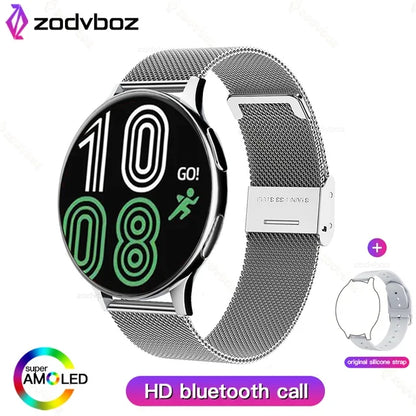 2025 New Women Bluetooth Call Smart Watch Heart Rate Blood Pressure Monitoring Smartwatches IP67 Waterproof Men Smartwatch+Box