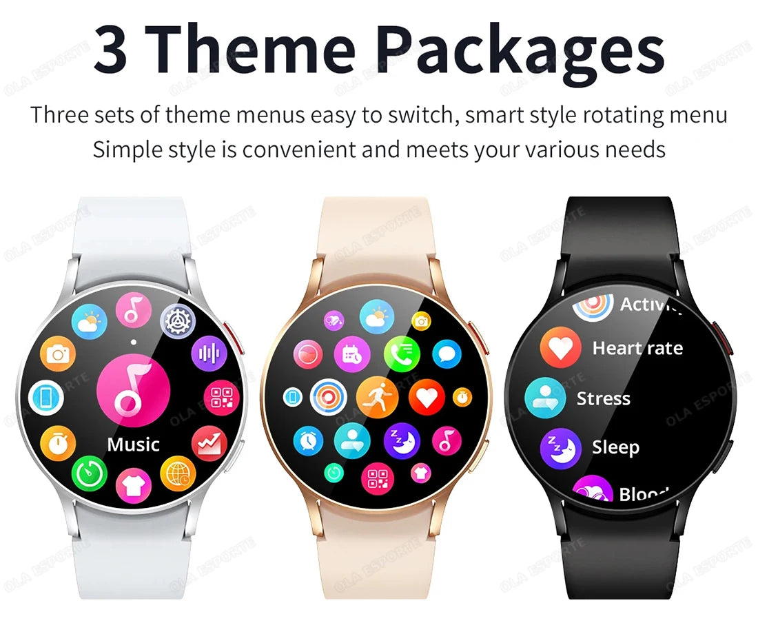 Smartwatch Women Watch 6 Health Monitoring Watch Waterproof Voice Assistant Bluetooth Call Smart Watch 2025 New