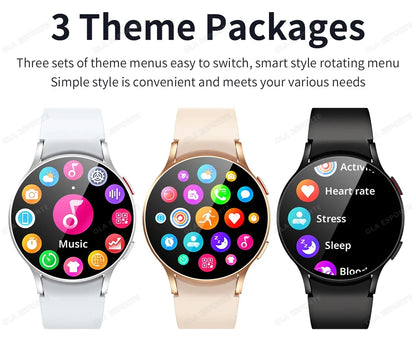 Smartwatch Women Watch 6 Health Monitoring Watch Waterproof Voice Assistant Bluetooth Call Smart Watch 2025 New